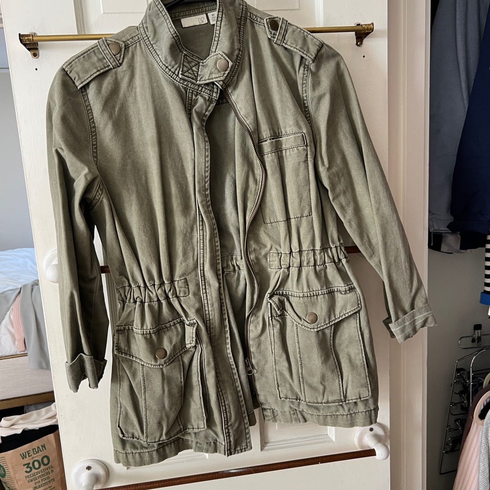 Olive Green Utility Jacket